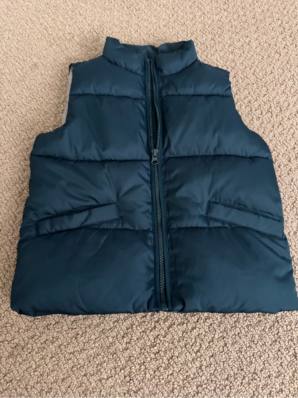 Old Navy Teal Puffer Vest for Kids